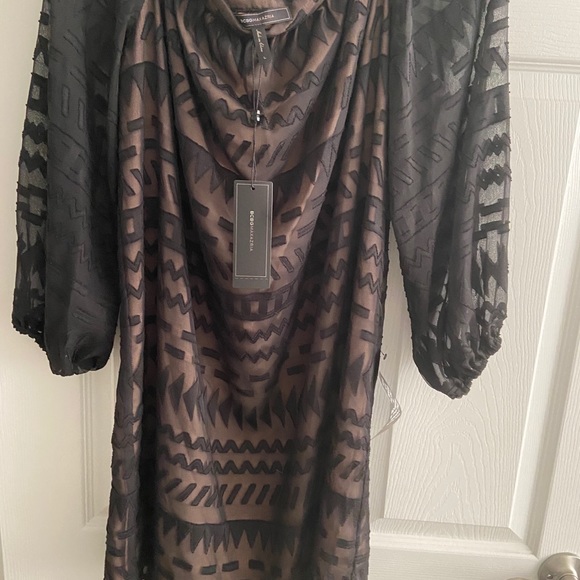BCBG off the shoulder black dress new- Tags still on dress - Picture 1 of 6